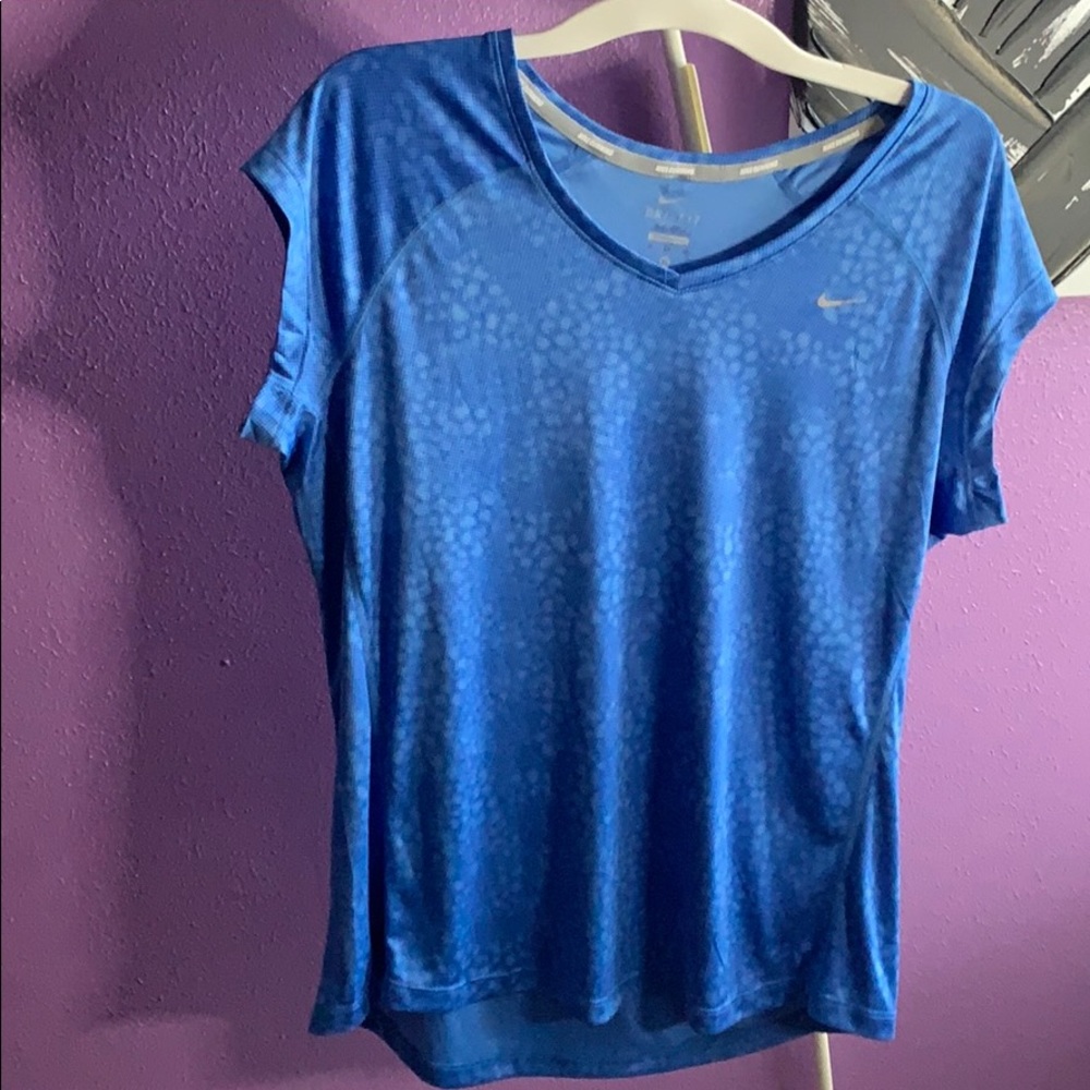 Nike blue T-shirt 100% polyester